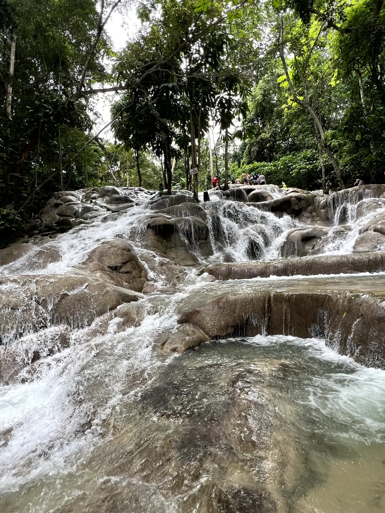 Blue hole or Dunns River Falls